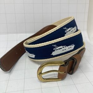 Vintage 90s NWOT 49 belt boat yacht solid brass buckle Zep Pro made in the usa